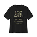Identity - Know your worth then move accordingly